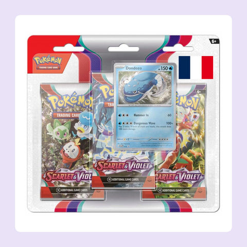 Tripack Pokémon EV01 Écarlate et Violet - Oyacata [fond]