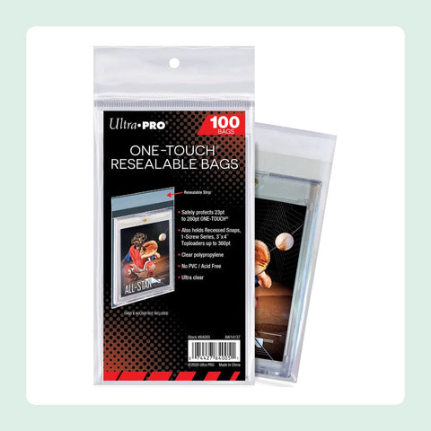 Ultra Pro One Touch Resealable Bags [fond]