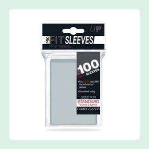 Sleeves Protèges Cartes Ultra Pro Fit - Transparent - 100 Pièces [fond]