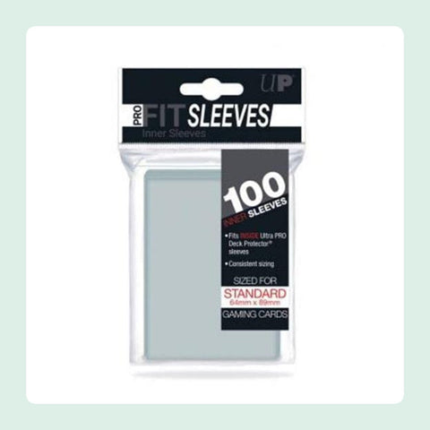 Sleeves Protèges Cartes Ultra Pro Fit - Transparent - 100 Pièces [fond]