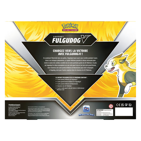 Contenu du Coffret Pokémon Fulgudog V (4 boosters)