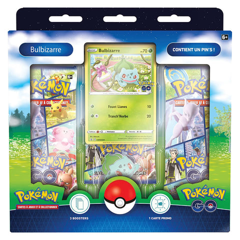 Face du Coffret Pin's Pokémon GO Bulbizarre