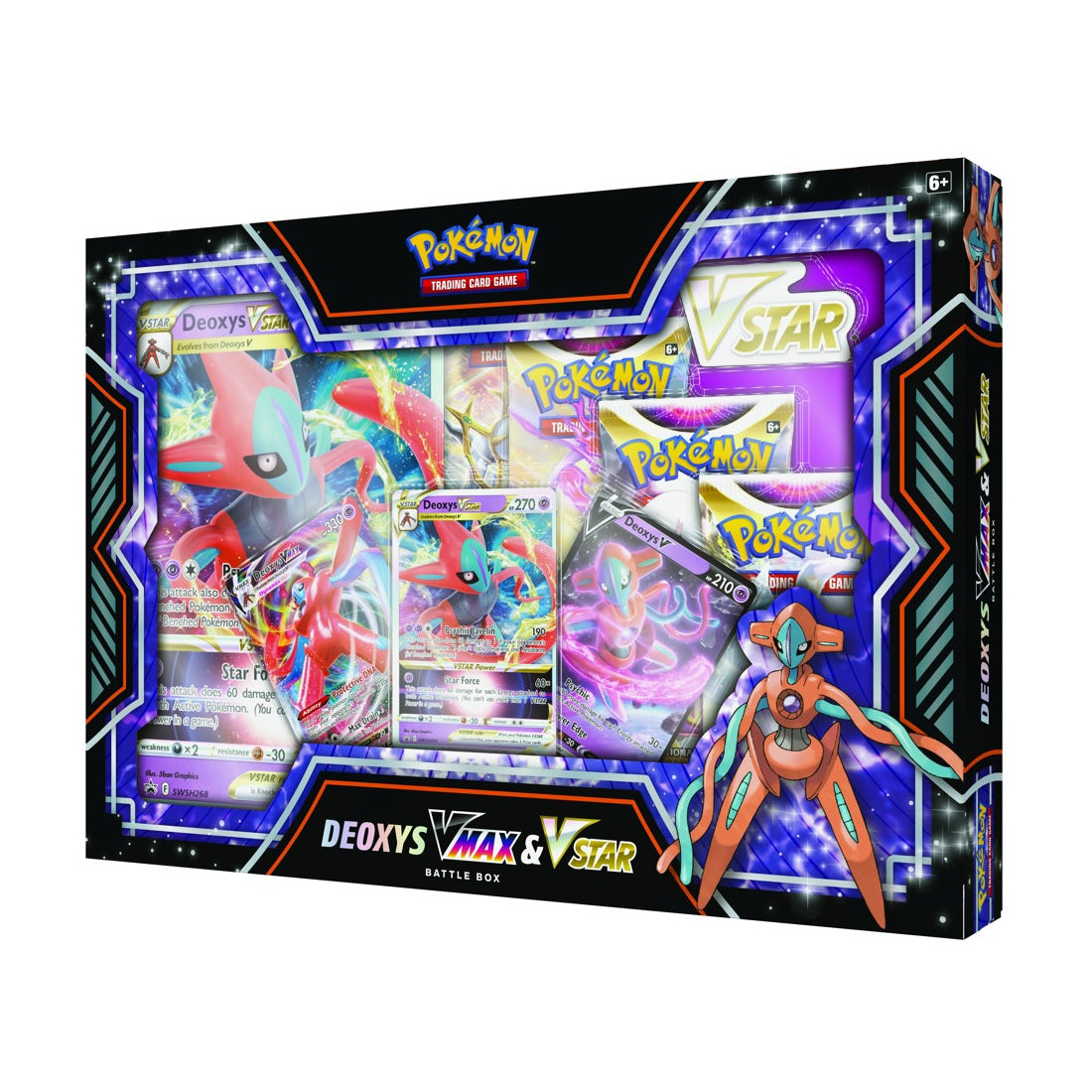 Coffret Pokémon Deoxys VMAX & VSTAR avec 4 boosters – JollyCards