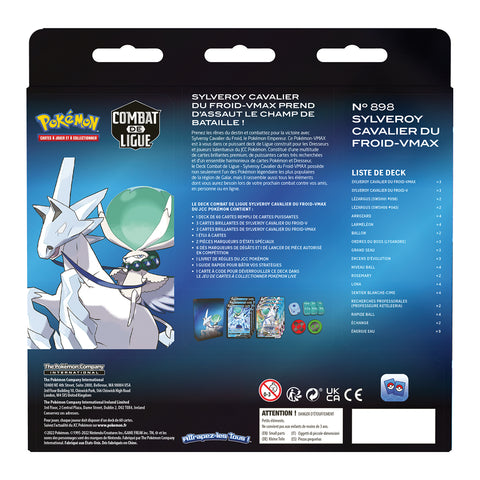 Dos du Deck de Combat Pokémon de Ligue Sylveroy Cavalier du Froid