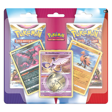 Duopack Pokémon 2 boosters (Sulfura, Artikodin et Électhor)