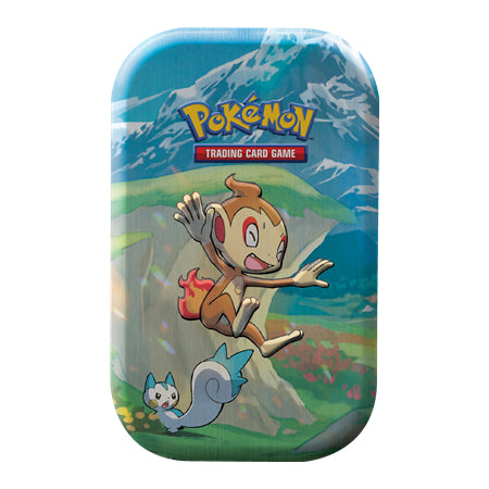 Mini Tin Pokémon Stars de Sinnoh avec l'illustration de Ouisticram