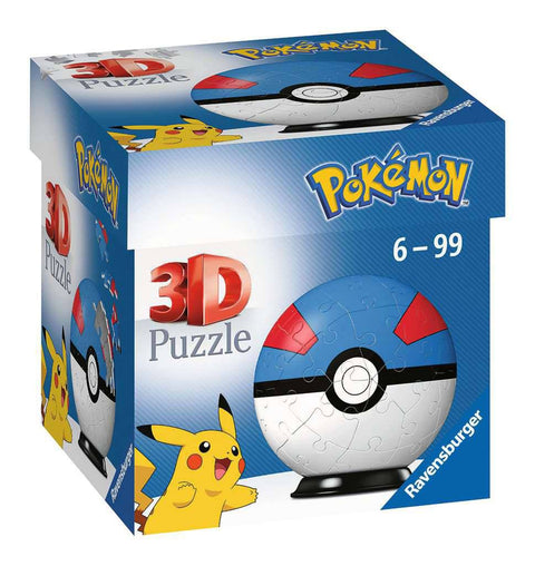 Puzzles Pokémon Super Ball en 3D