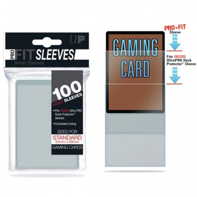 Sleeves Protèges Cartes Ultra Pro Fit - Transparent - 100 Pièces