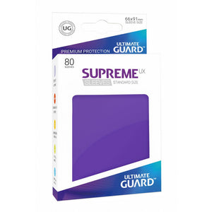 Sleeves Protèges Cartes Ultimate Guard Supreme UX 80 Pièces Violet