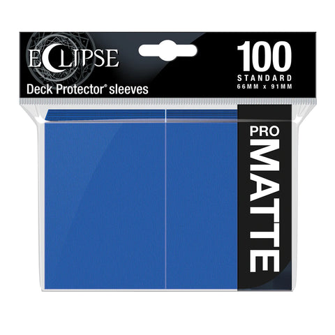 Sleeves Protèges Cartes Ultra Pro Eclipse 100 Pièces Bleu Mat