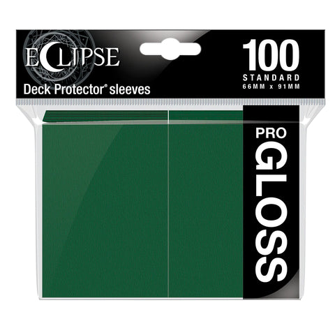 Sleeves Protèges Cartes Ultra Pro Eclipse 100 Pièces Vert Brillant