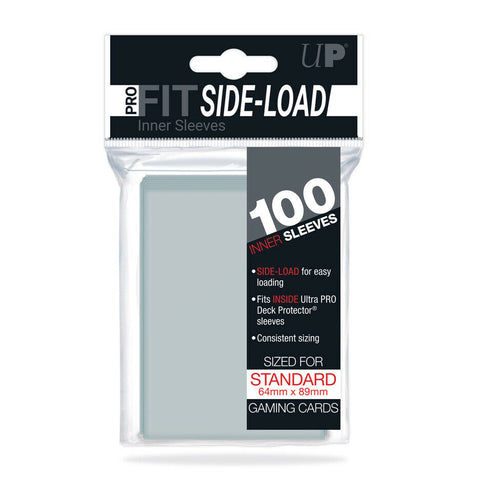 Sleeves Protèges Cartes Ultra Pro Fit Side Load - Transparent - 100 Pièces