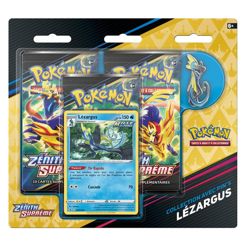Tripack Pokémon EB12.5 Zénith Suprême - Lézargus
